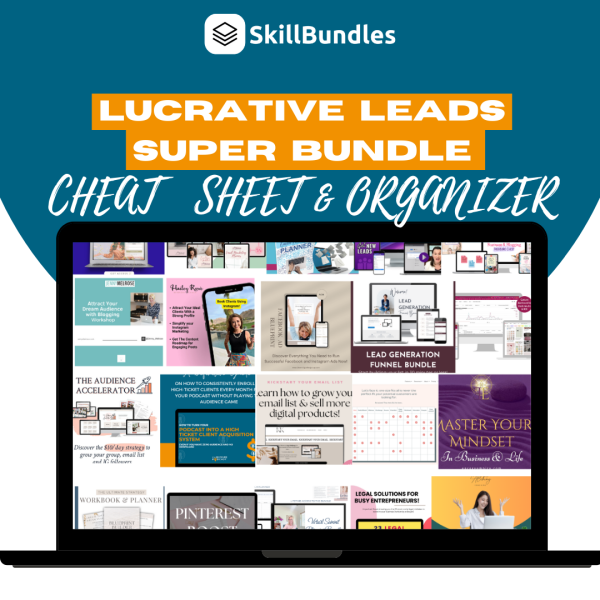 Lucrative Leads Super Bundle Cheat Sheet & Organizer