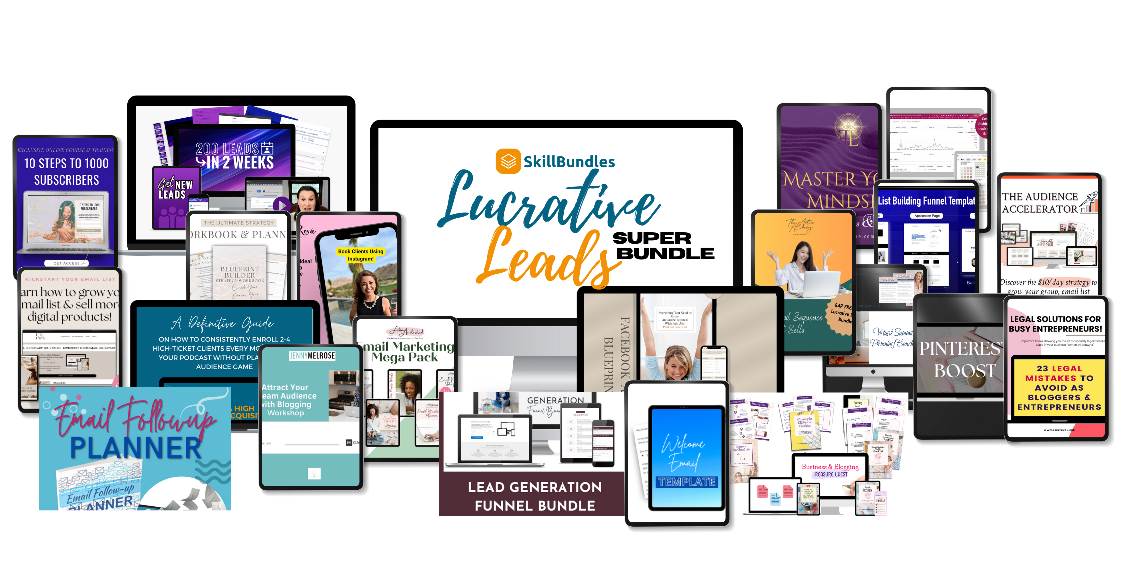 Lucrative Leads Super Bundle Mockup - Without Price