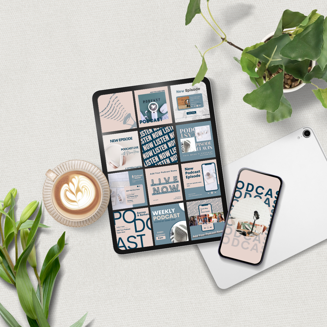51 Podcast social media post templates